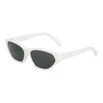 CELINE Plate Frame Irregular Shape Sunglass Women's