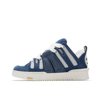 Palladium Pallablast St FIFA M Anti Slip And Wear Resistant Lightweight Low Top Skateboard Shoes Men's Blue Gray White