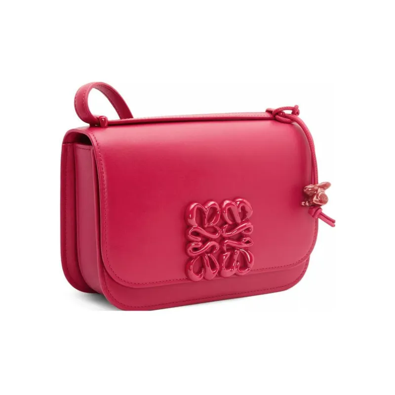 LOEWE Goya Cow Leather Shoulder Bag Crossbody Bag Small Size Women's Rouge Red Glaze-1