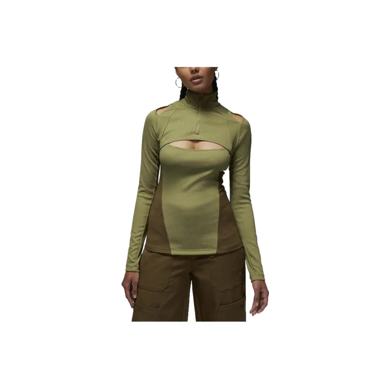 JORDAN 23 Engineered 'Olive Green' Long sleeve Top-1