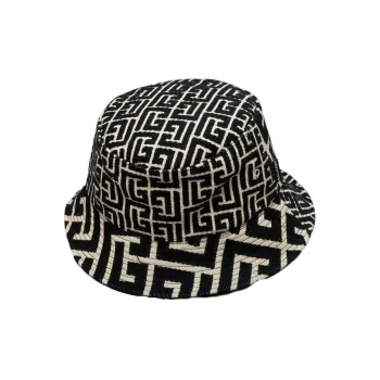 BALMAIN Monogram-jacquard Bucket Hat