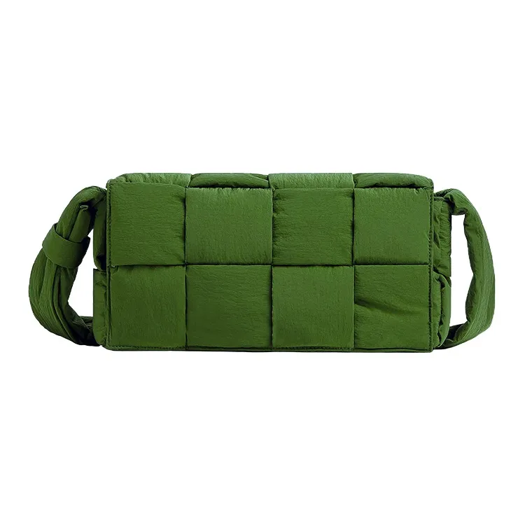 Bottega Veneta Tech Cassette Crossbody Bag Padded Intreccio Avocado-0