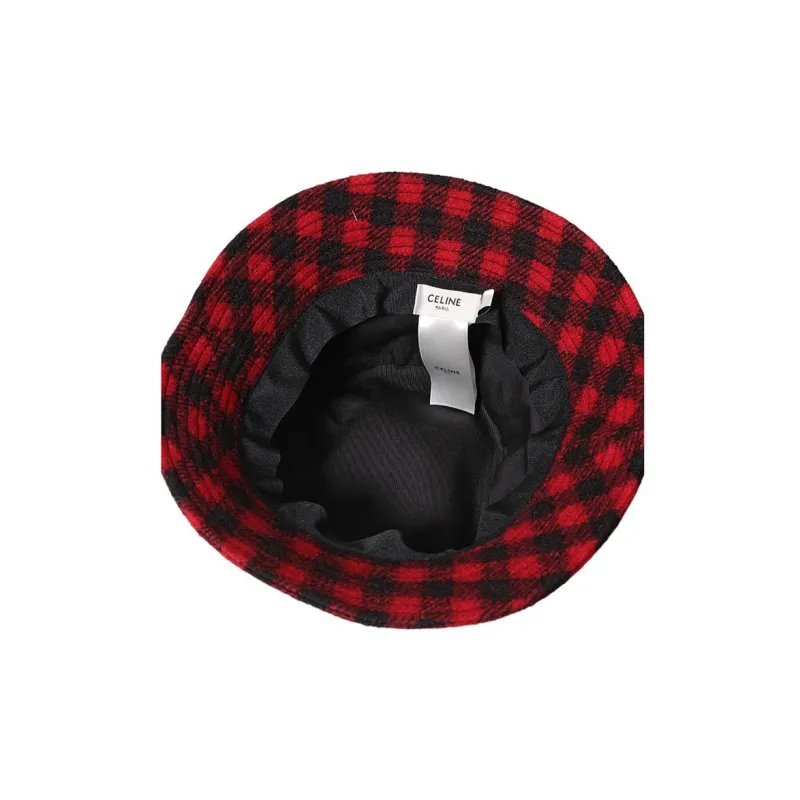 CELINE Bucket Hats Women's Red-2