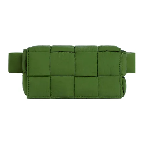 Bottega Veneta CASSETTE Fabric Sling Bag, Fanny Pack Mini Men's Avocado