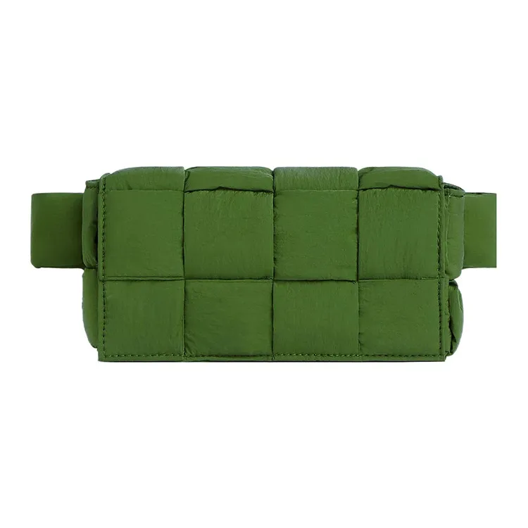 Bottega Veneta CASSETTE Fabric Sling Bag, Fanny Pack Mini Men's Avocado-0