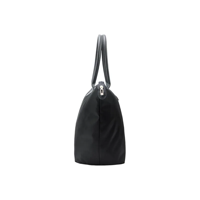 GUESS PU Large Capacity Basket Bag Portable Commute Shoulder Bag Yoga Bag Regular Unisex Black-2