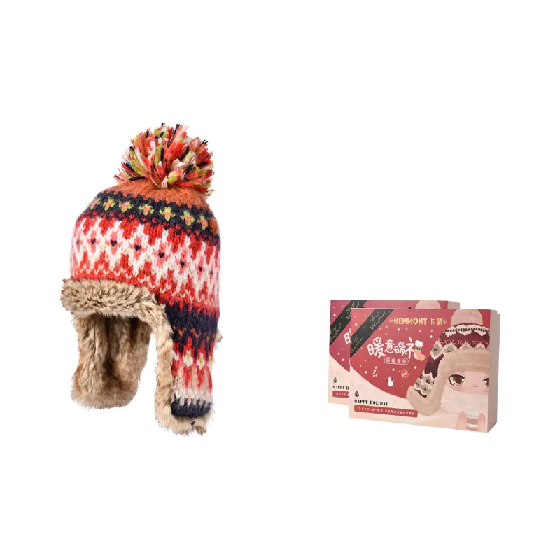 KENMONT Polyester Acrylic Wool Beanies Women's-25