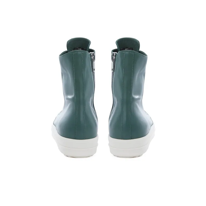 RICK OWENS/RO Geobasket Cortina Grease High Top Stylish Skateboarding Shoes Men's Turquoise-3