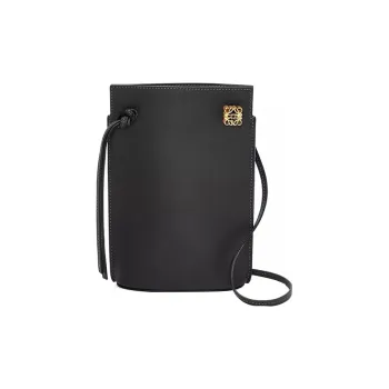 LOEWE Cow Leather Handbag, Shoulder Bag, Crossbody Bag Regular Women's Black