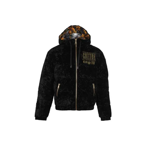 VERSACE JEANS COUTURE Down Jackets Men Black