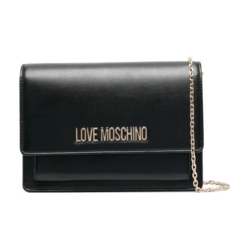 LOVE MOSCHINO Polyurethane Handheld Shoulder Bag Crossbody Bag Women's Black