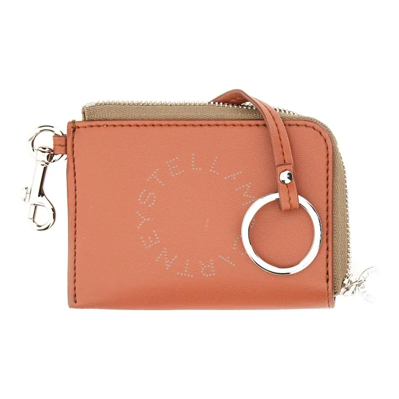 Stella McCartney Logo Perforated Zipped Wallet-1