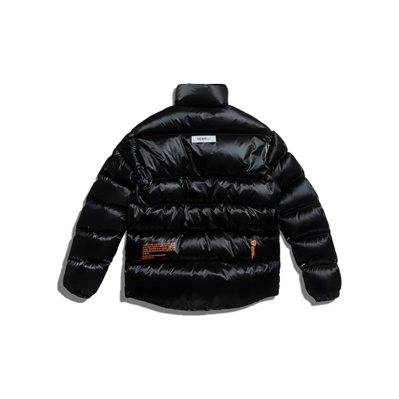 Down Jacket Men's Texture Black-1