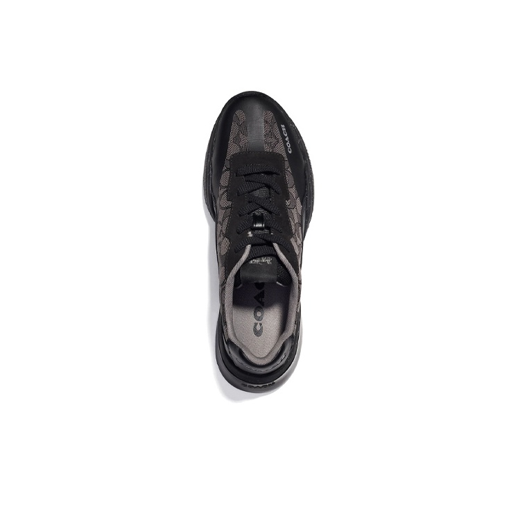 COACH Slip Resistant Low Top Sports Casual Shoes Men's Black