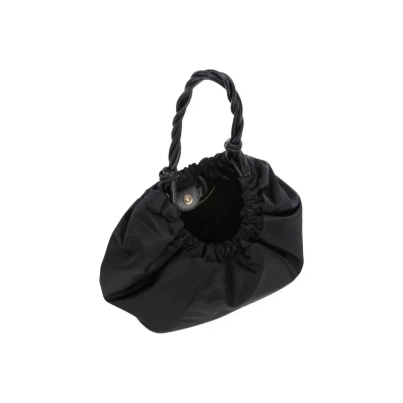 MARNI Cowhide, Nylon Shoulder Bag, Handbag, Shoulder Bag Women's Black-3