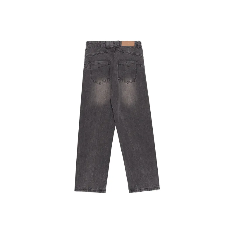 LBPC Straight Jeans Unisex Dark Gray-1