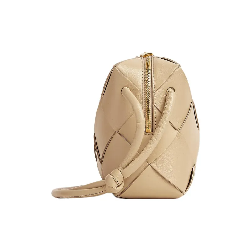 Bottega Veneta Cassette Camera Bag Small Intreccio Porridge-1