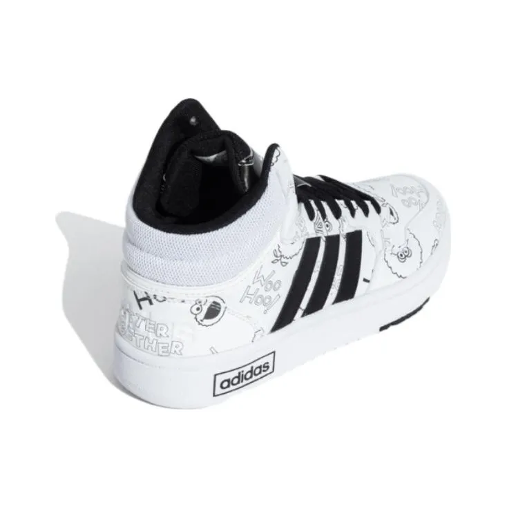 Adidas X Sesame Street Hoops 3.0 'White Black'-3