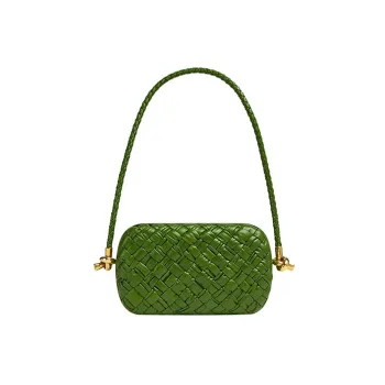 Bottega Veneta Lambskin Shoulder Bag Evening Party Bag Handbag Shoulder Bag Women's Avocado Green