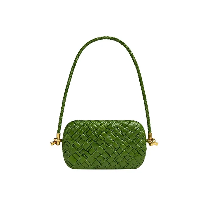 Bottega Veneta Lambskin Shoulder Bag Evening Party Bag Handbag Shoulder Bag Women's Avocado Green-0