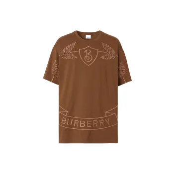 Burberry Oak Leaf Crest Cotton Tee
