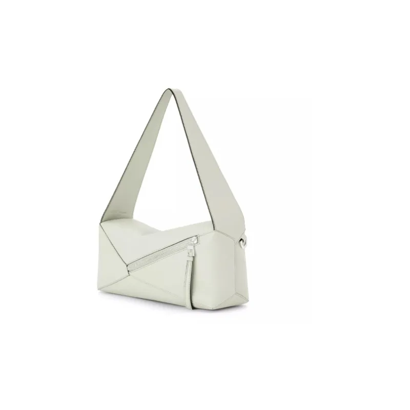 LOEWE Puzzle Hobo Nappa Cow Leather Hobo Bag Handbag Regular Women's Light Cyan-3
