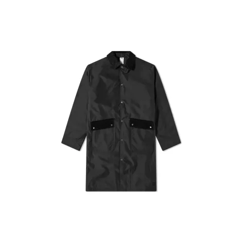 Maison Kitsune X PUMA Maison Kitsune Trench Coats Men Black