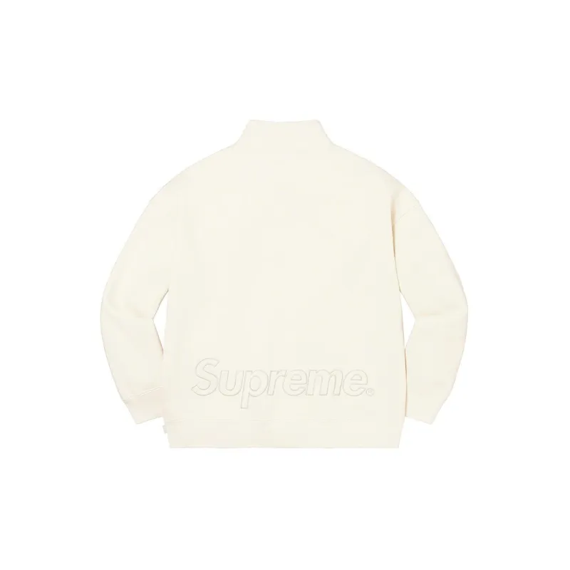 Supreme Washed Half Zip Pullover-3