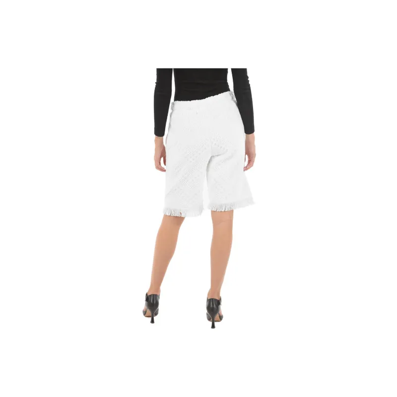 Marine Serre Casual Shorts Women's White-1
