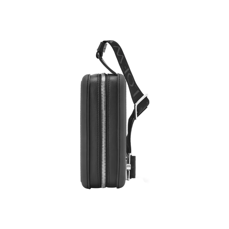 LOEWE Molded Sling In Diamond Rubber And Calfskin Black-2