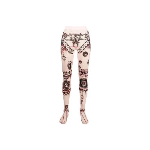 Marine Serre Leggings Women's Light Pink