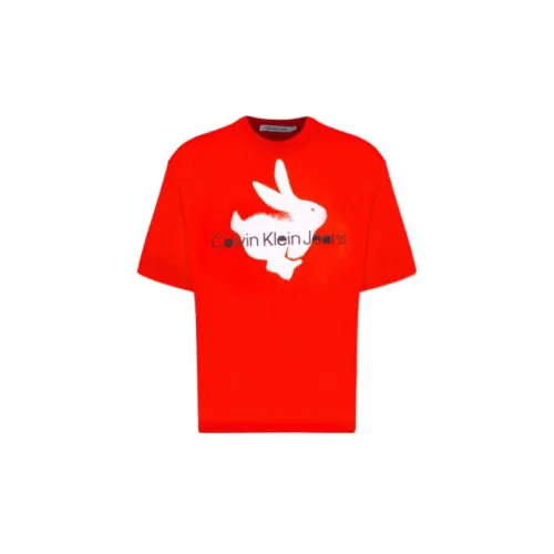 CK/Calvin Klein Drop Shoulder Sleeve T-Shirt Unisex