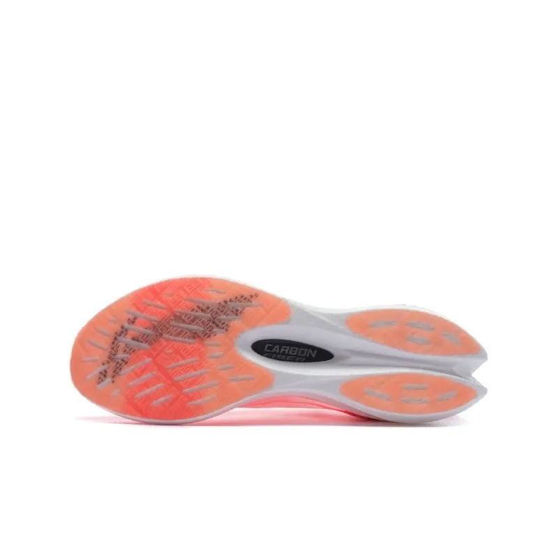 LiNing Feidian Challenger Cushioning Anti Slip And Wear Resistant Low Top Running Shoes Women's Fluorescent Fruit Red-5