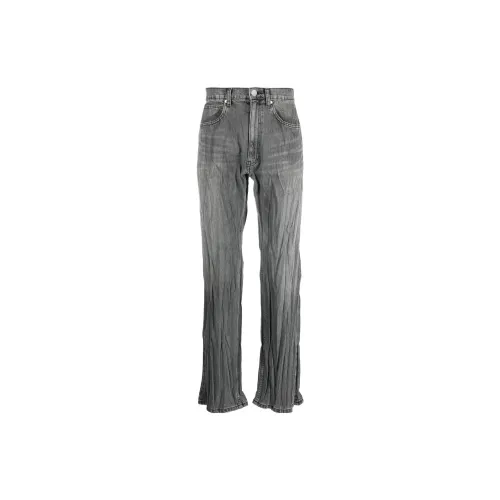 Martine Rose Crease-detail Denim Jeans