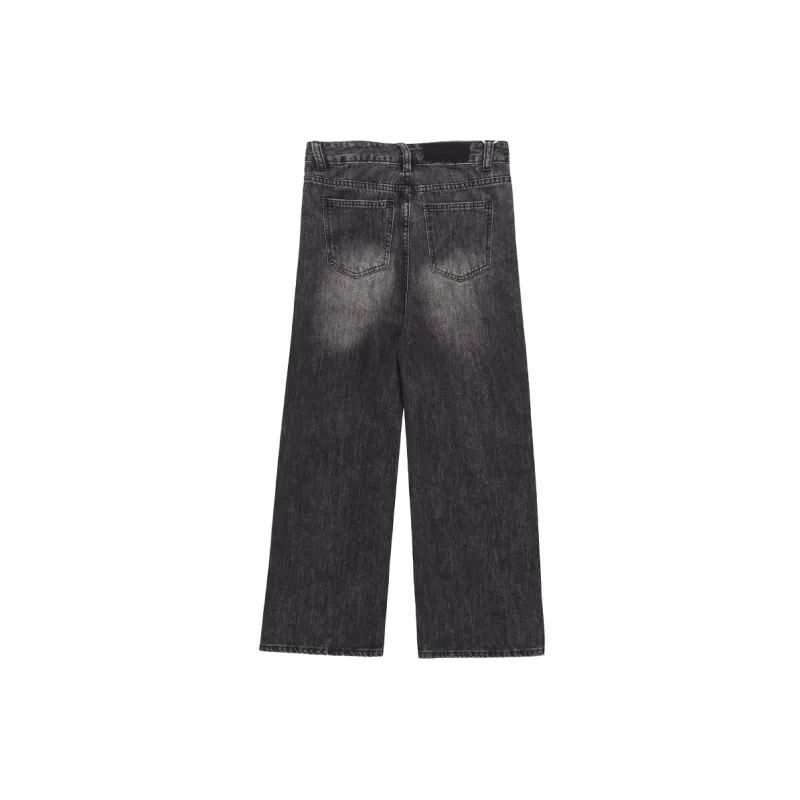 LBPC Straight Jeans Unisex Dark Gray-1