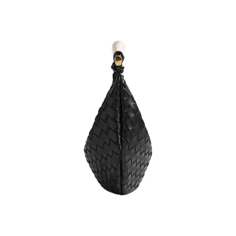 Bottega Veneta Sardine Intrecciato Top Handle Small Black-1