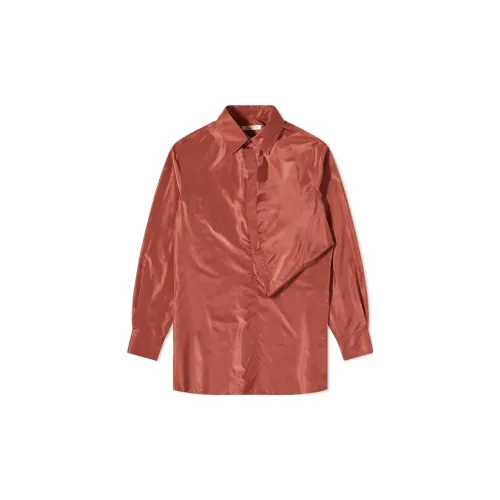 Valentino Shirts Men Orange Red