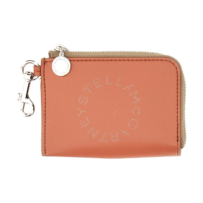 Stella McCartney Logo Perforated Zipped Wallet-0