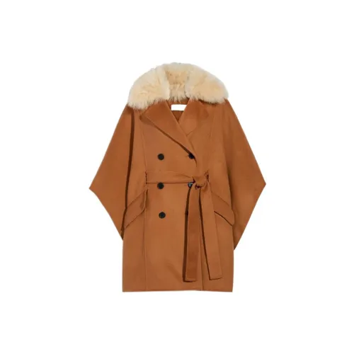 COACH Velvet Jacket Women's Camel