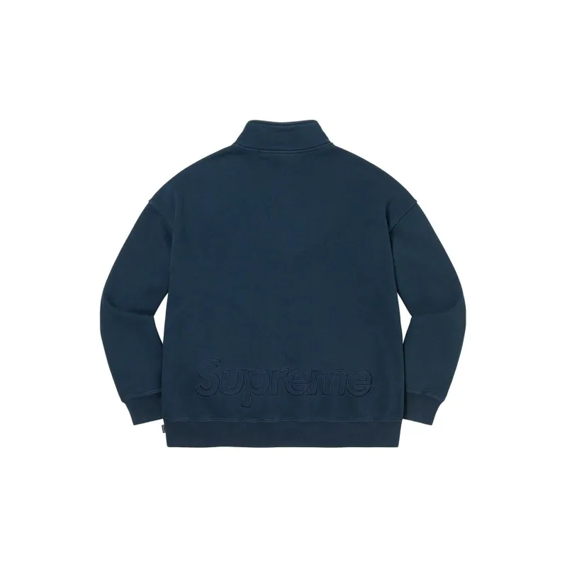 Supreme Washed Half Zip Pullover-7