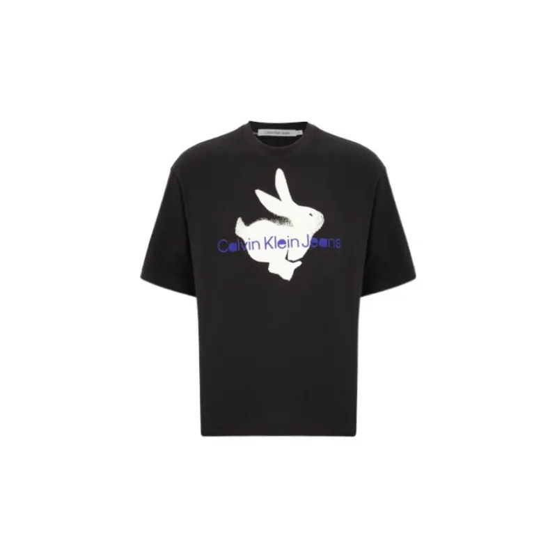 CK/Calvin Klein Drop Shoulder Sleeve T-Shirt Unisex-0