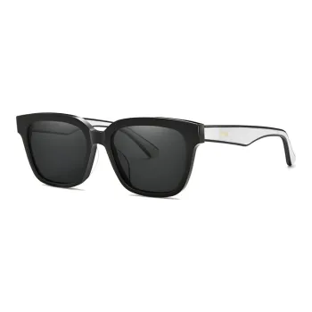 Prsr Plate Frame Square Sunglasses Unisex