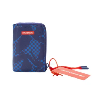 SPRAYGROUND PVC Wallet, Card Holder Unisex Dark Blue