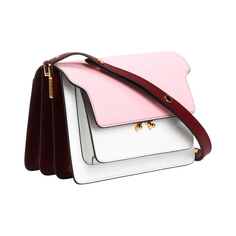 MARNI Trunk Cow Leather Shoulder Bag Women's-1