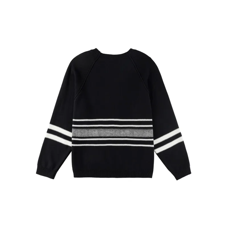 Charlie Luciano Sweater Unisex Black White-2