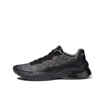 COACH Slip Resistant Low Top Sports Casual Shoes Men's Black