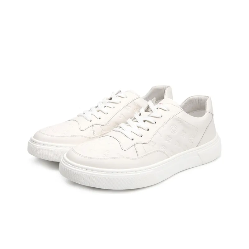 Satchi Low Top Stylish Skateboarding Shoes Men's White-2