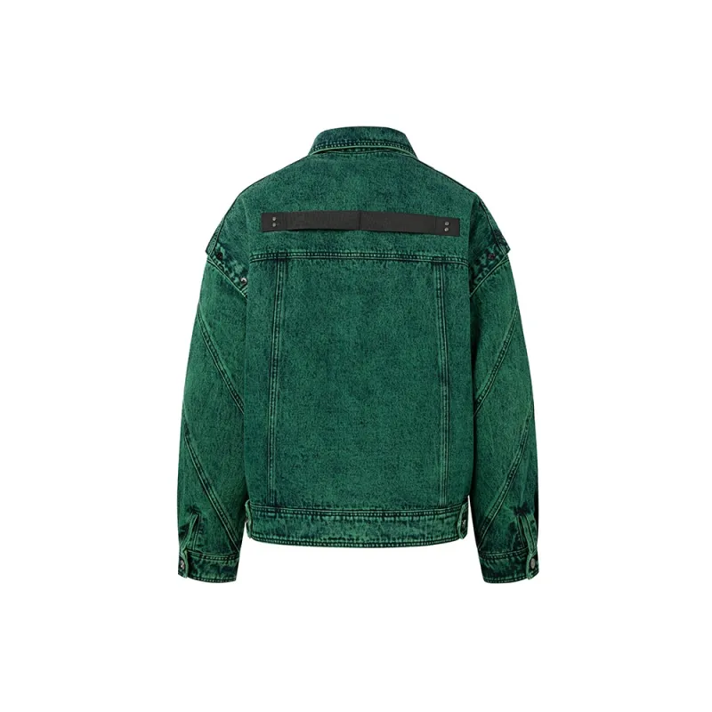 CHENPENG LDN Solid Color Lapel Fitted Puffer Jacket Women's-1