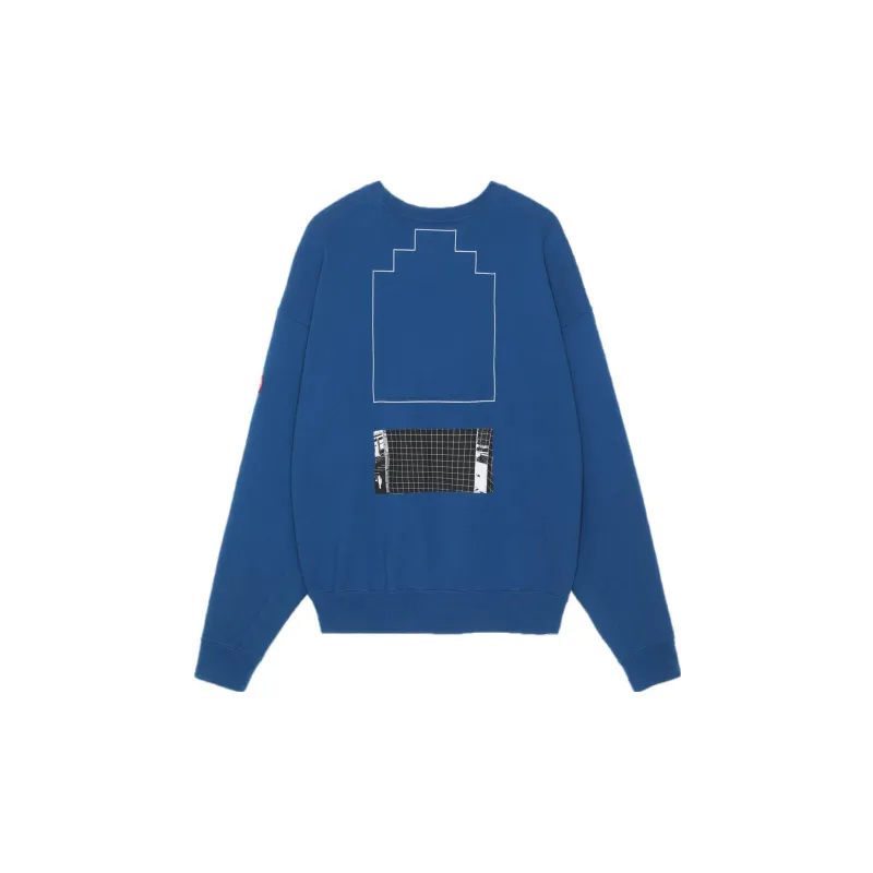 Cav Empt Sweatshirts Men Sea Blue-1
