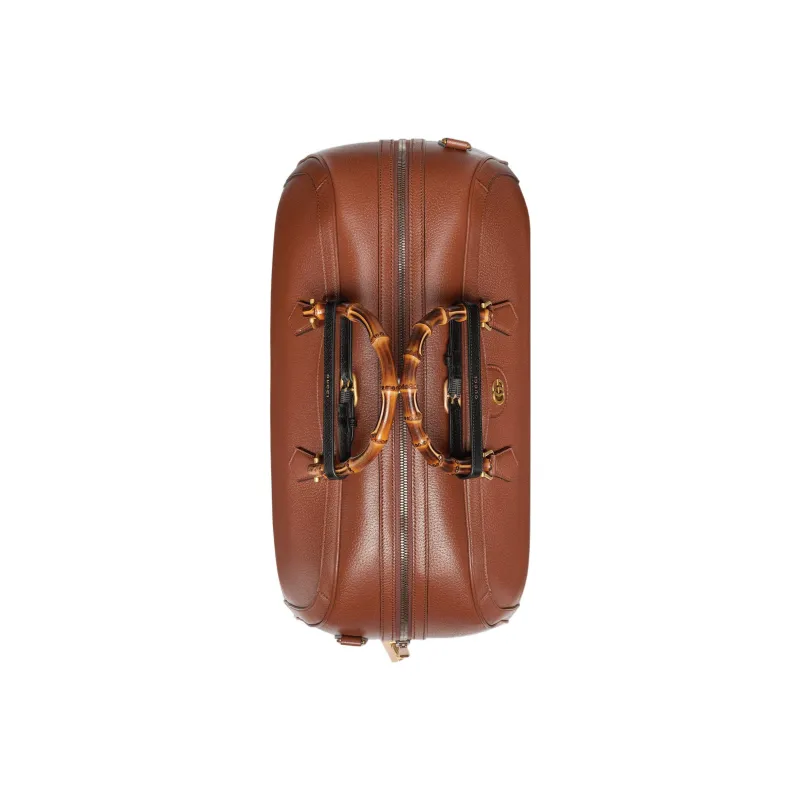 GUCCI Diana Leather Luggage Bag Shoulder Bag Crossbody Handbag Large Size Men's Brown-5